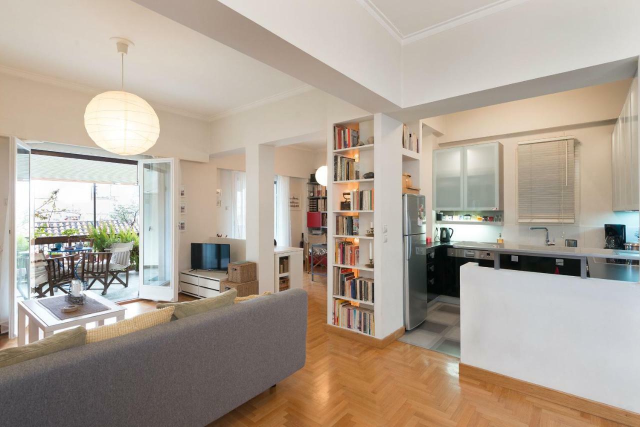 Stylish Flat With Veranda In The Heart Of 雅典 外观 照片