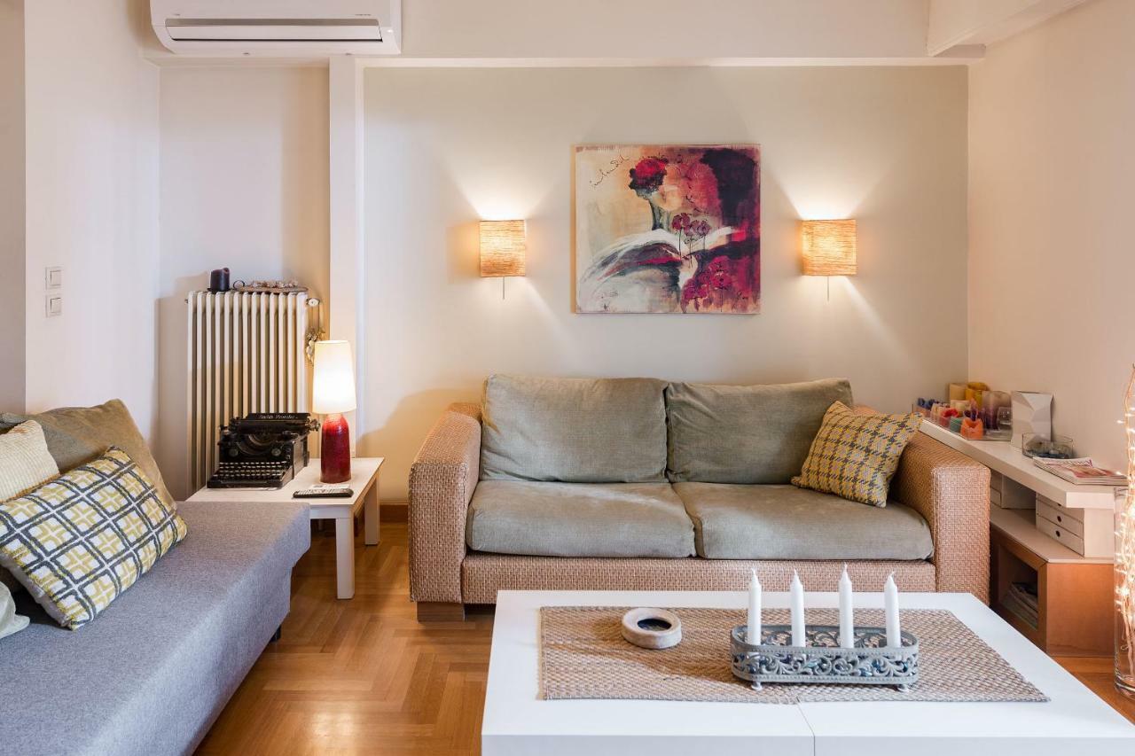 Stylish Flat With Veranda In The Heart Of 雅典 外观 照片